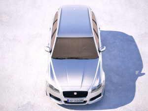 Jaguar XF Sportbrake Pure 2018 Modèle 3D