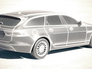 Jaguar XF Sportbrake Pure 2018 Modèle 3D