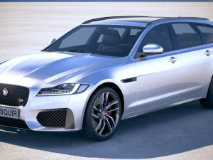 Rem Olahraga Jaguar XFS 2018 Model 3D