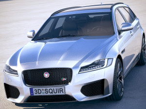 Jaguar XFS Sportbrake 2018 Modelo 3D