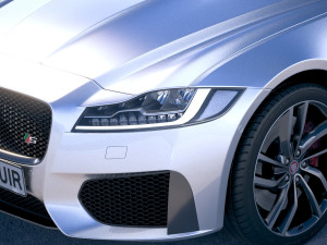 Jaguar XFS Sportbrake 2018 Modelo 3D