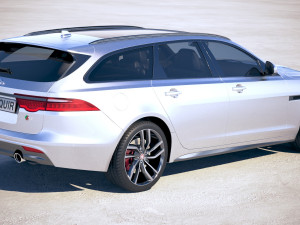Jaguar XFS Sportbrake 2018 Modelo 3D