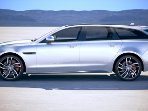 Jaguar XFS Sportbrake 2018 Modelo 3D