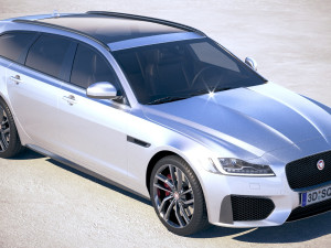 Jaguar XFS Sportbrake 2018 Modelo 3D