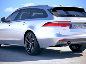 Jaguar XFS Sportbrake 2018 Modelo 3D