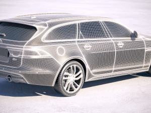 Jaguar XFS Sportbrake 2018 Modelo 3D