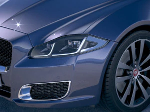 Jaguar XJ50 2019 3D Model