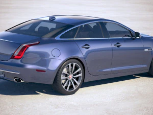 Jaguar XJ50 2019 3D Model