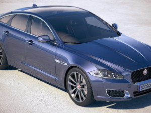 Jaguar XJ50 2019 3D Модель