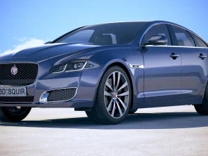 Jaguar XJ50 2019 3D Model