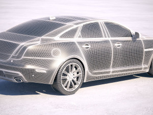 Jaguar XJ50 2019 3D Модель