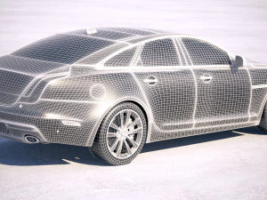 Jaguar XJ50 2019 3D Model