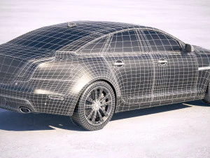 Jaguar XJ50 2019 3D Model