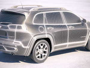 Jeep Cherokee 2019 3D Model