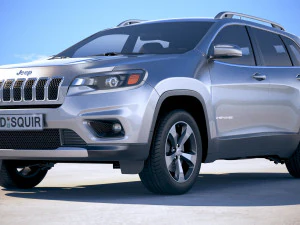 Jeep Cherokee Limited 2019 3D Model