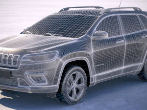 Jeep Cherokee Limited 2019 3D Model