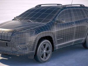 Jeep Cherokee Limited 2019 3D Model