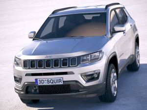 Jeep Compass 2018 3D Model