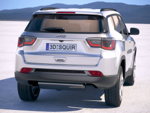 Jeep Compass 2018 3D Model