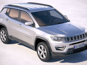 Jeep Compass 2018 3D Model
