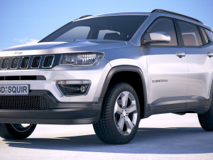 Jeep Compass 2018 3D Model