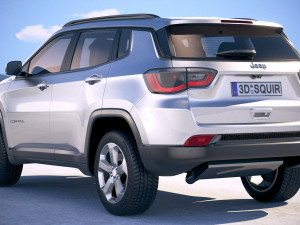 Jeep Compass 2018 3D Model