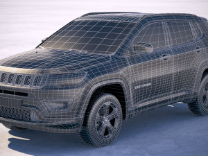 Jeep Compass 2018 3D Model