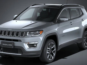 Jeep Brújula Limitado 2017 Modelo 3D