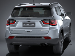 Jeep Compass Limited 2017 3D Модель