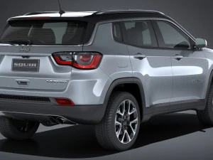 Jeep Compass Limited 2017 3D Model