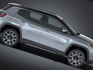 Jeep Compass Limited 2017 3D Модель