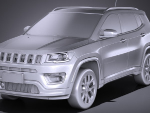 Jeep Compass Limited 2017 3D Модель
