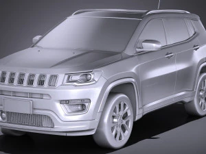 Jeep Compass Limited 2017 3D Model