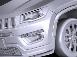 Jeep Compass Limited 2017 3D Model