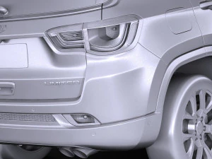 Jeep Compass Limited 2017 3D Model