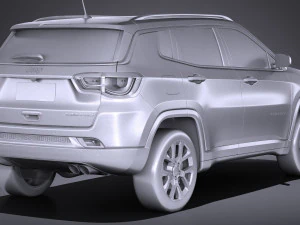 Jeep Compass Limited 2017 3D Model