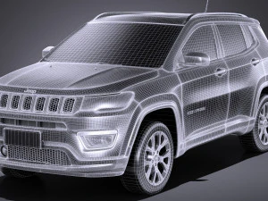 Jeep Compass Limited 2017 3D Model