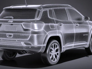 Jeep Compass Limited 2017 3D Model