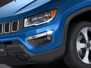 Jeep Compass Longitude 2017 3D Model