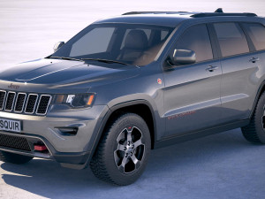 Jeep Grand Cherokee Trailhawk 2018 3D Model