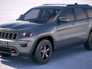 Джип Гранд Чероки Трейлхок 2018 3D Модель