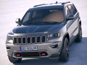 Jeep Grand Cherokee Trailhawk 2018 3D Model