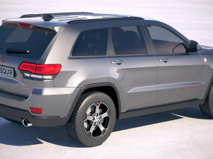 Jeep Grand Cherokee Trailhawk 2018 3D Model