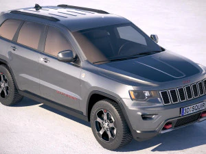 Jeep Grand Cherokee Trailhawk 2018 3D Model