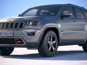 Jeep Grand Cherokee Trailhawk 2018 3D Model