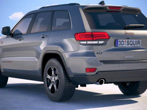 Jeep Grand Cherokee Trailhawk 2018 3D Model