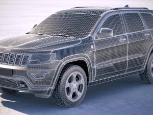 Jeep Grand Cherokee Trailhawk 2018 3D Model
