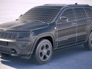 Jeep Grand Cherokee Trailhawk 2018 3D Model