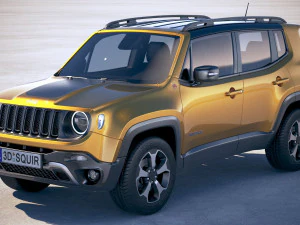 Jeep Renegade 2019 3D Model
