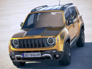 Jeep Renegade 2019 3D Model